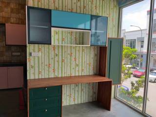 Aluminium Study Room Cabinet, Alloy Kitchen Alloy Kitchen Oficinas de estilo clásico Aluminio/Cinc