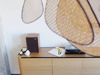 Vivienda Estilo Bauhaus, Momocca Momocca Living room Wood Wood effect
