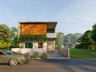 4BHK Bungalow Design Plan | Plot size - 30'x60' | East Facing | 1900 SQFT, HouseStyler HouseStyler Bungalows