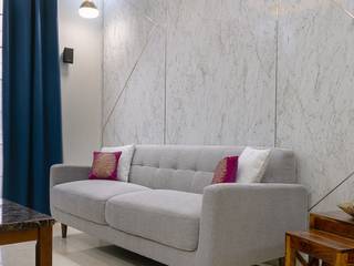 Saxena Residence , JoyHomes LLP JoyHomes LLP Classic style living room Stone