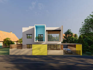60x60 5BHK Bungalow Design Plan, HouseStyler HouseStyler Бунгало