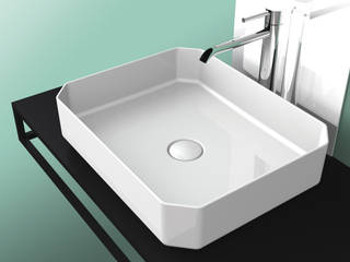 HERA prodotto italiano , eto' eto' Moderne Badezimmer Keramik Weiß