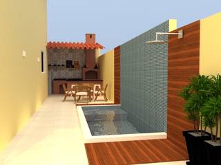 Arquitetura , Liliane Sant'Anna - Arquitetura Liliane Sant'Anna - Arquitetura Garden Pool Tiles