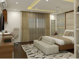 resident interior, DPM ENTERPRISE PRIVATE LIMITED DPM ENTERPRISE PRIVATE LIMITED Small bedroom Wood-Plastic Composite