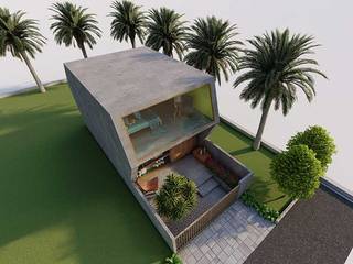 36x13 1BHK Row House Design Plan, HouseStyler HouseStyler Bungalows