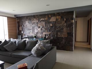 PEDREGAL, TRASSO ATELIER TRASSO ATELIER Modern living room