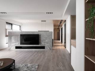 逸．境《春見築》, 極簡室內設計 Simple Design Studio 極簡室內設計 Simple Design Studio Modern living room