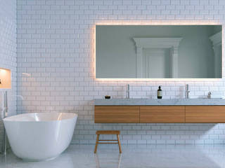 Decoración de ambientes con espejoled, EspejoLed EspejoLed Modern bathroom Metal