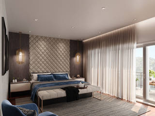 Quarto principal - moradia baltar, Alpha Details Alpha Details Modern Bedroom