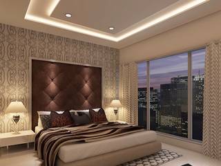 2BHK in Mumbai, L V Designs L V Designs Dormitorios de estilo moderno