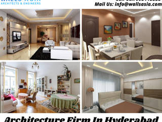 Top Architecture Firm In Hyderabad | Walls Asia, Walls Asia Architects and Engineers Walls Asia Architects and Engineers Dormitorios asiáticos