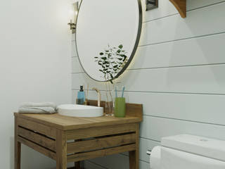 Hera House, DiArsitekin DiArsitekin Classic style bathroom Ceramic White
