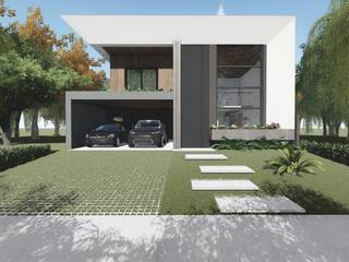 Residência Gold, Tangram Construtora de Obras Tangram Construtora de Obras Maison individuelle Béton