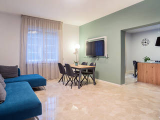 Ristrutturazione appartamento di 100mq a Brescia, zona Ospedale, Facile Ristrutturare Facile Ristrutturare Modern living room