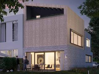 ​SCHAPENATJESDUIN KAVEL WONING | KIJKDUIN 2018, Nugter Architectuur Nugter Architectuur บ้านเดี่ยว ไม้ Wood effect