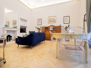 Ristrutturazione appartamento di 120mq a Firenze, zona Santa Croce, Facile Ristrutturare Facile Ristrutturare Living room