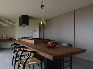 Case Study House #64, NASU CLUB NASU CLUB Modern kitchen Wood Wood effect