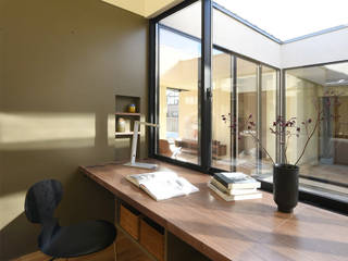 Case Study House #68, NASU CLUB NASU CLUB Modern study/office Wood Wood effect