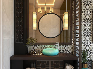Pavilion Hilltop, Indochine Style, Norm designhaus Norm designhaus Asian style bathroom Beige