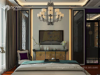 Pavilion Hilltop, Indochine Style, Norm designhaus Norm designhaus Asian style bedroom