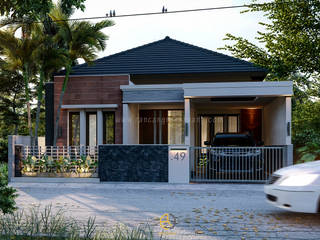 HUD House - Bapak Hudi - Bontang, Kalimantan Timur, Rancang Reka Ruang Rancang Reka Ruang Single family home Bricks
