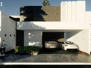 Proyecto Rivereña, Modulor Arquitectura Modulor Arquitectura Minimalist houses Concrete White