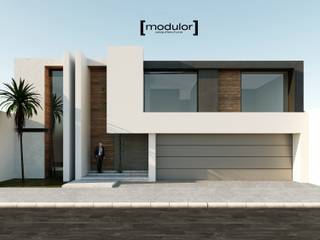 Casa RB, Modulor Arquitectura Modulor Arquitectura Modern houses Concrete White