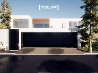 Casa DM1042, Modulor Arquitectura Modulor Arquitectura Minimalist houses Concrete