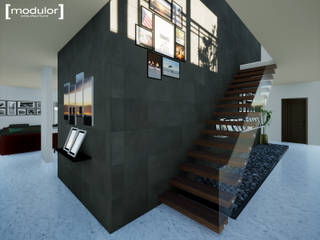 Casa DM1042, Modulor Arquitectura Modulor Arquitectura Stairs Wood White