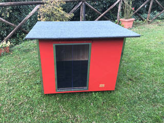 Cuccia per cani da esterno coibentata - Basic, Pet House Design® Pet House Design® Jardins de pedras Madeira Acabamento em madeira