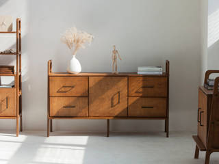 Mid Century Sideboard FRISK 460 II, Plywood Project Plywood Project Scandinavian style living room Plywood