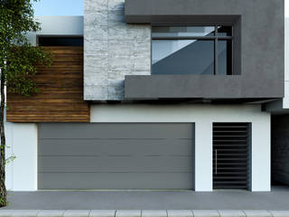Fachada Perales, Modulor Arquitectura Modulor Arquitectura Modern houses Concrete White