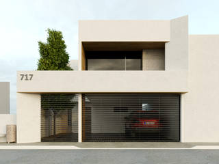 Fachada Gamez, Modulor Arquitectura Modulor Arquitectura Minimalist houses Concrete White
