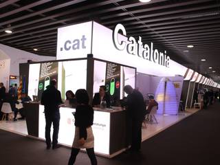 MWC BARCELONA STAND DE DISEÑO CATALONIA 1000m2, Standecor Standecor Commercial spaces Chipboard