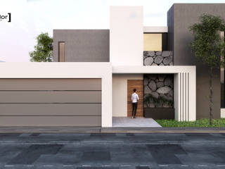 Casa Longoria, Modulor Arquitectura Modulor Arquitectura Modern Houses Concrete White