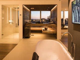 Einfamilienhaus konsequent umgebaut, schulz.rooms schulz.rooms Modern Bathroom