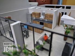 Casa Habitación 120m2 Esc 1:50, Maquetas JCM Maquetas JCM