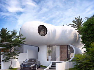 Casa Loera - Arquitectura Organica, GLE Arquitectura GLE Arquitectura บ้านและที่อยู่อาศัย