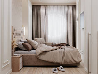 Спальня в солнечной Ялте, DesignNika DesignNika Habitaciones de estilo clásico