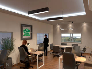 Oficinas Caffe Gardello, ANBA interiorismo ANBA interiorismo Modern style study/office
