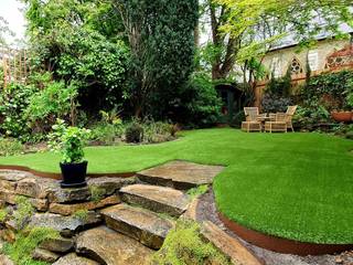 Completed Artificial Grass Installations, Easigrass Essex & Hertfordshire Easigrass Essex & Hertfordshire Country style garden