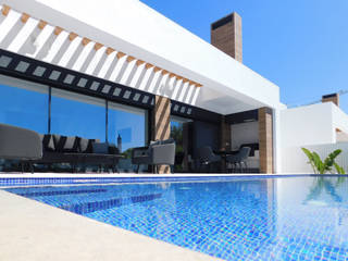 Casa NS 25, Luís Duarte Pacheco - Arquitecto Luís Duarte Pacheco - Arquitecto Infinity pool Blue