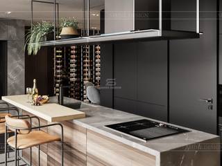 Thiết kế Duplex Vista Verde: Không gian sống sành điệu, SHINE DESIGN SHINE DESIGN Cocinas de estilo moderno