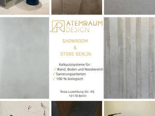 Showroom Berlin Mitte, Atemraum Design GmbH Atemraum Design GmbH Bagno moderno