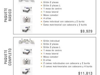 Muebles de Carton para Home Staging, Guadalajara Home Staging Guadalajara Home Staging บ้านและที่อยู่อาศัย กระดาษ