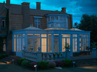 Эскизы веранды для дома в Англии, Architoria 3D Architoria 3D Country house Wood White