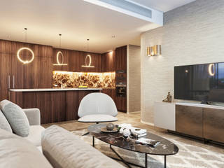 Residential interior visualization, Frameviz Frameviz Modern living room
