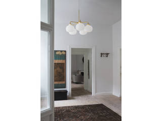 Raito, abitazione privata , ENGI Lighting ENGI Lighting Scandinavian style corridor, hallway& stairs Glass