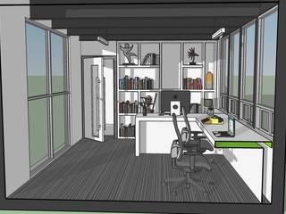 Estudio Cuajimalpa CdMX - Home Office -, REA + m3 Taller de Arquitectura REA + m3 Taller de Arquitectura