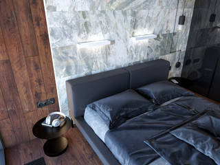 Проект дома в Красноадаре, bait.INTERIOR bait.INTERIOR Minimalist bedroom Wood Wood effect